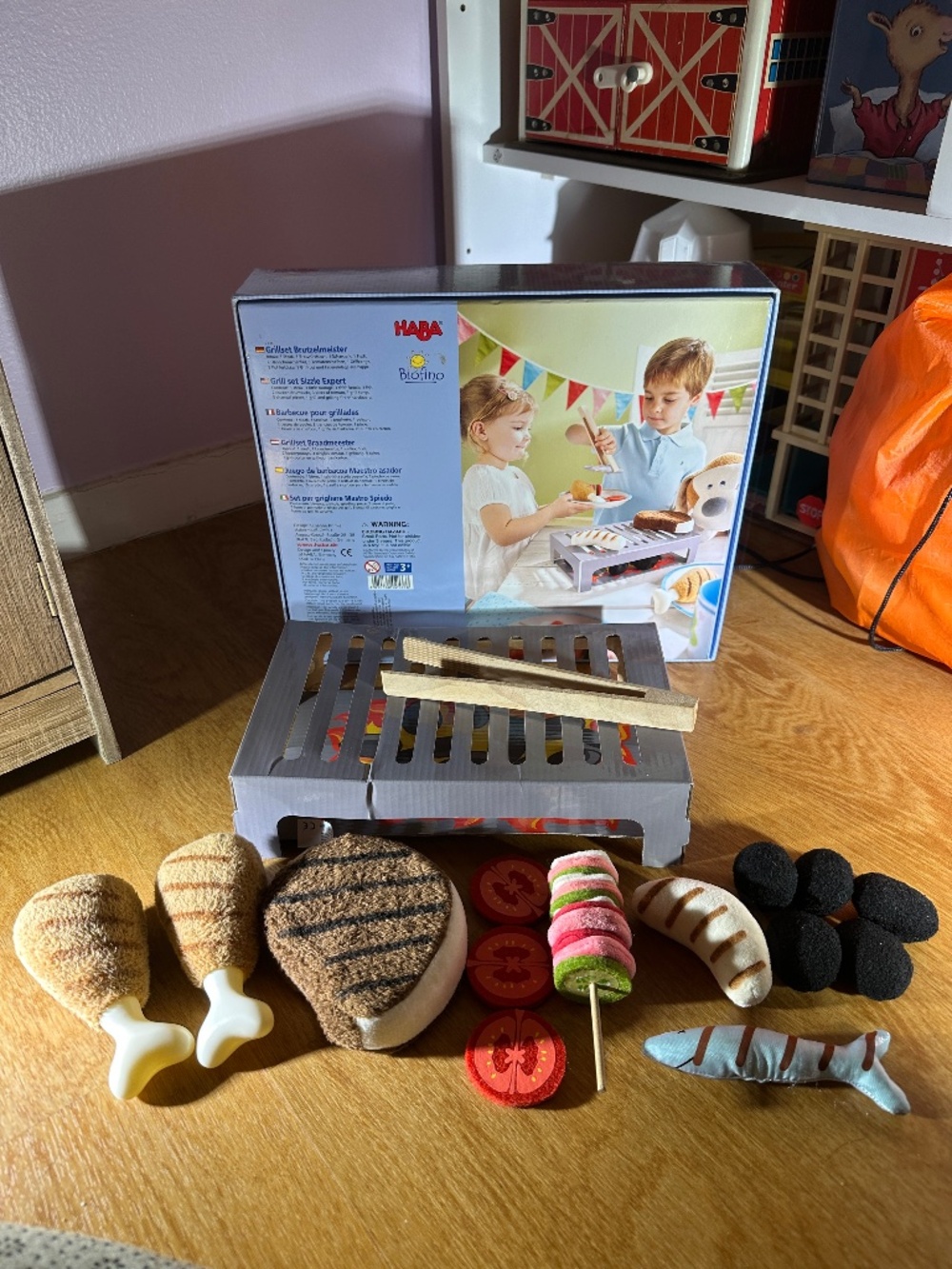 HABA Biofino Sizzle Expert Pretend Grill Set – Complete in Original Box